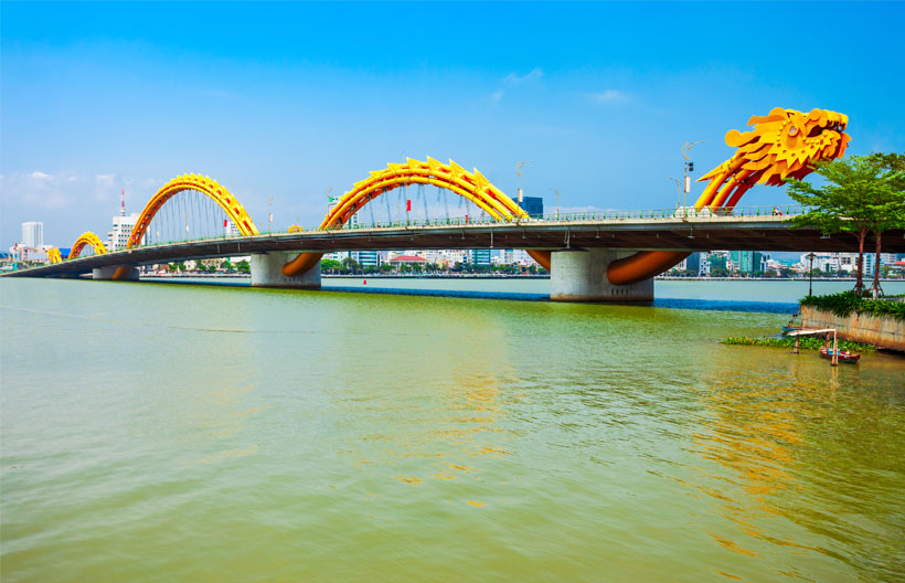 ทัวร์เวียดนามกลาง ดานัง สะพานมังกร เมืองโบราณฮอยอัน วัดลิ๋นห์อึ๋ง Apec Park (พักบานาฮิลล์ 1 คืน) 4 วัน 3 คืน สายการบินไทยเวียดเจ็ท แอร์