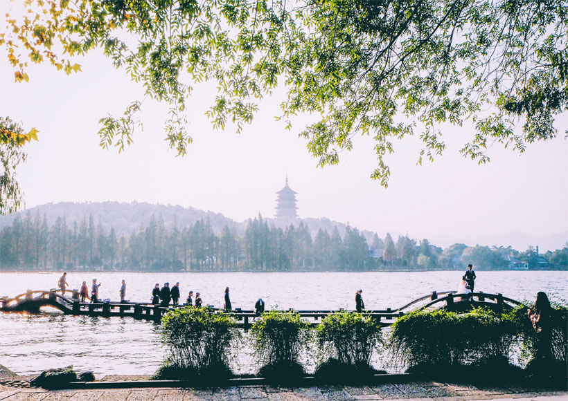 ทัวร์จีน หางโจว เซี่ยงไฮ้  THE BUND  อุโมงค์เลเซอร์ ล่องเรือทะเลสาบซีหู  5 วัน 3 คืน สายการบินไทยไลอ้อนแอร์