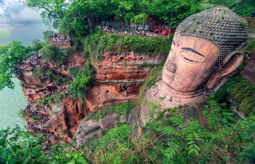 ทัวร์จีน เมืองโบราณลั่วต้าย ภูเขาสี่ดรุณี อุทยานปี้เผิงโกว วัดต้าฉือ สะพานหนานเฉียว 6 วัน 5 คืน สายการบินไทยไลอ้อนแอร์