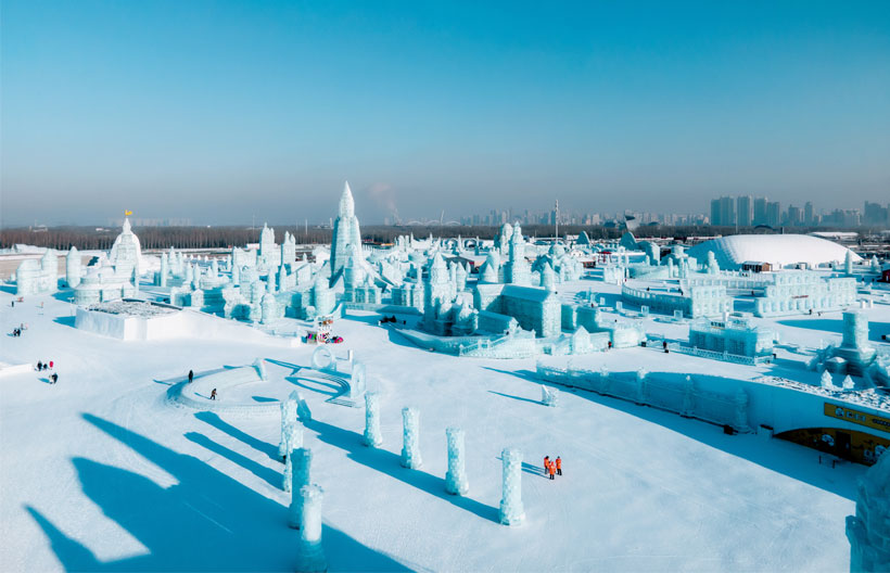 ทัวร์จีน ฮาร์บิน HARBIN INTERNATIONAL ICE AND SNOW FESTIVAL หมู่บ้านหิมะ ลานสกียาปู้ลี่   6 วัน 5 คืน สายการบินไนน์ แอร์