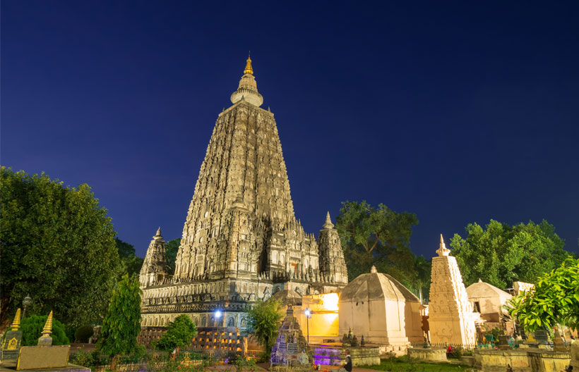 ทัวร์อินเดีย  พุทธคยา พาราณสี สารนาถ  วัดเวฬุวันมหาวิหาร  วัดพระศรีมหาโพธิ์  ล่องเรือแม่น้ำคงคา พิธีคงคาอารตี 4 วัน 3 คืน สายการบินภูฏาน แอร์ไลน์