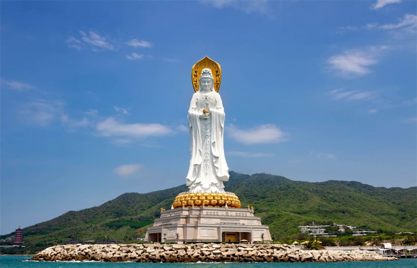 ทัวร์จีน ซานย่า ไหหลำ  สวนพุทธรรมหนานซาน เกาะบุปผาสมุทร หมู่บ้านชาวหลีเหมาหน่า  หุบเขากุหลาบ 6 วัน 4 คืน สายการบินไทยไลอ้อนแอร์