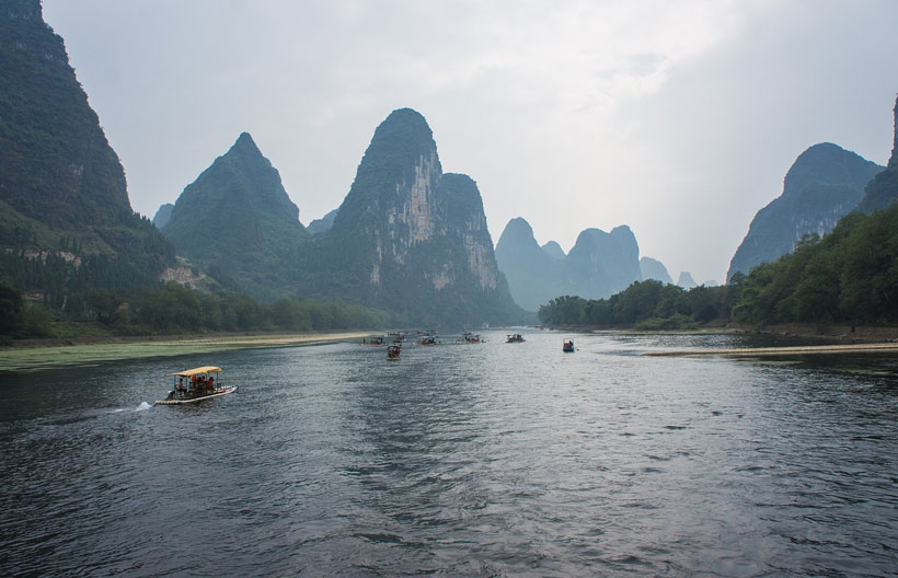 ทัวร์จีน หนานหนิง กุ้ยหลิน หยางซั่ว เจดีย์เงิน เจดีย์ทอง ภูเขาเหยาซาน ล่องเรือแม่น้ำหลีเจียง 4 วัน 3 คืน สายการบินกว่างซีเป่ยปู้จีเอ็กแอร์ไลน์