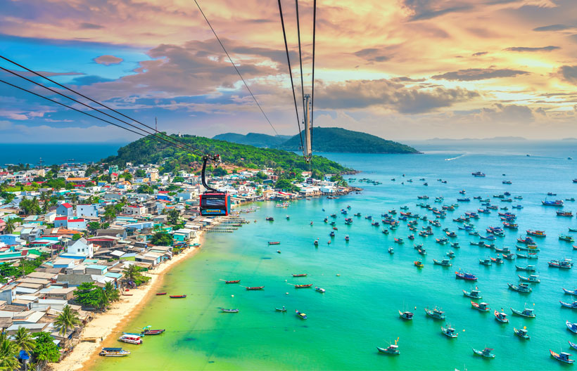 ทัวร์เวียดนามใต้ เกาะฟูก๊วก Grand World Phu Quoc สวนน้ำอควาโทเปีย ชายหาด Hon Thom 3 วัน 2 คืน สายการบินไทยเวียดเจ็ท แอร์