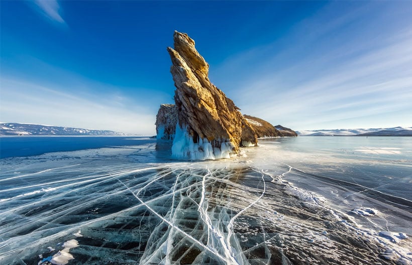 ทัวร์รัสเซีย ไบคาล แหลมบรูคาน โขดหินชามาน เกาะโอล์คอน นั่งเรือตะลุยน้ำแข็ง 6 วัน 5 คืน สายการบินแอโรฟลอต